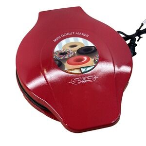 Sensio Mini Cupcake Maker Model 13466- 7 Cupcake Maker Red